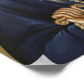 Orthodoxe icoonprent van St. Kosmas van Aitolia Poster (Hoek)