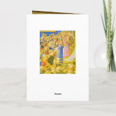 orthodoxe ikoon, engel Gabriël Feestdagen Kaart (Achterkant)