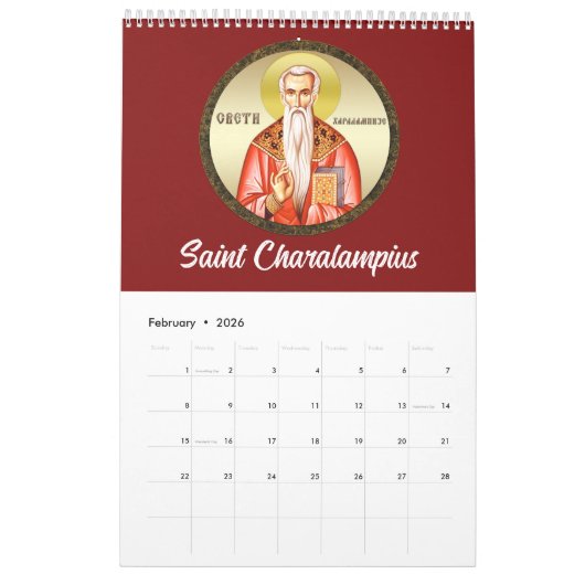 Orthodoxe kalender 2025 (Feb 2026)