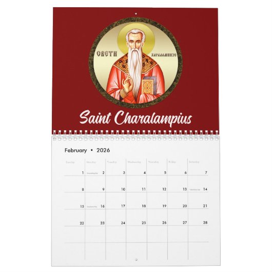 Orthodoxe kalender 2025 (Feb 2026)