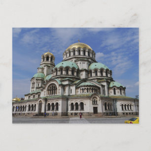 Orthodoxe kathedraal in Sofia, Bulgarije Briefkaart
