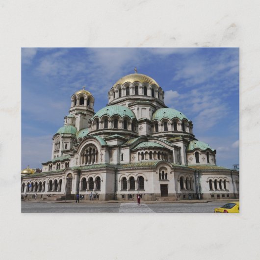 Orthodoxe kathedraal in Sofia, Bulgarije Briefkaart (Voorkant)