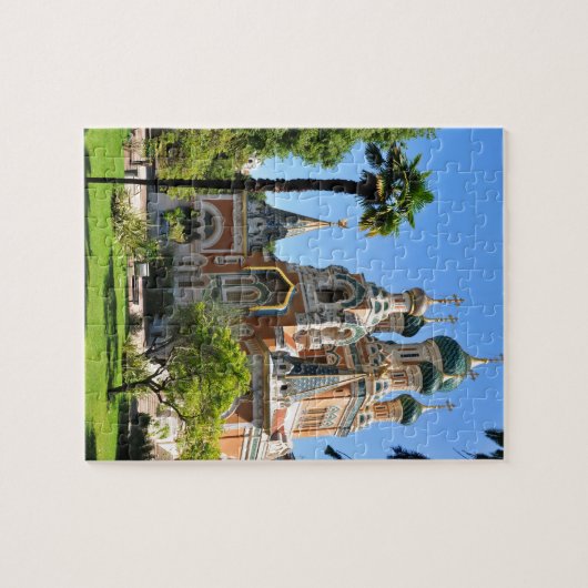 Orthodoxe kerk in Nice Frankrijk Legpuzzel (Horizontaal)