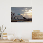 Orthodoxe Kerk Mykonos Island Greece Poster (Keuken)