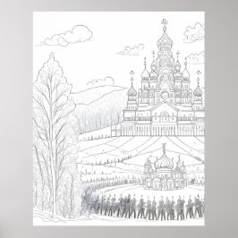 Orthodoxe kerk poster