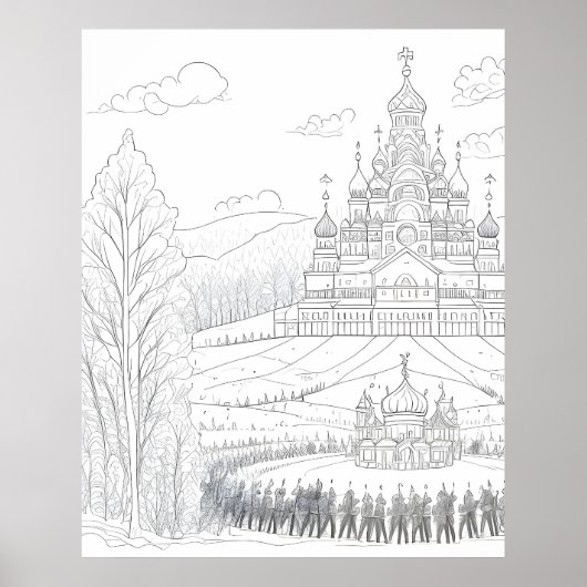 Orthodoxe kerk poster (Voorkant)