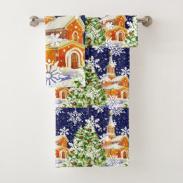 Orthodoxe kerst bad handdoek