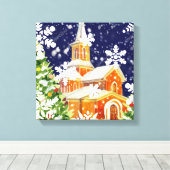 Orthodoxe kerst canvas afdruk (Insitu (Houten vloer))