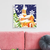 Orthodoxe kerst canvas afdruk (Insitu (Woonkamer))