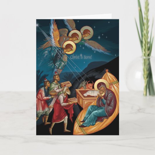 Orthodoxe kerst Kaarten (Voorkant)