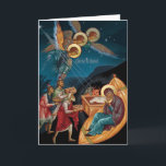 Orthodoxe kerst Kaarten<br><div class="desc">Dit is een van de Orthodoxe Kerst Kaarten met Geboorteplaats scène waar ik geprobeerd om creëer doorlopende compositie aan beide zijden van de kaart. Helaas is het op deze website niet mogelijk om full size afbeelding op de achterkant van de kaarten te gebruiken.</div>