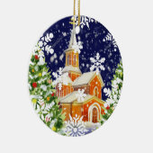 Orthodoxe kerst keramisch ornament (Rechts)