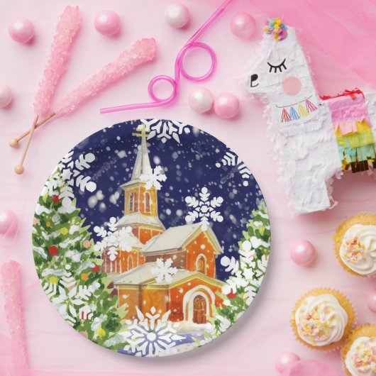 Orthodoxe kerst papieren bordje (Feest)