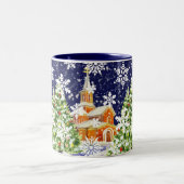 Orthodoxe kerst tweekleurige koffiemok (Center)