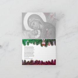 Orthodoxe kerstkaart bedankkaart