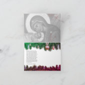 Orthodoxe kerstkaart bedankkaart (Binnen)