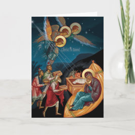 Orthodoxe Kerstkaarten Feestdagen Kaart