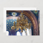 Orthodoxe Kerstmis. De rijke decoratie Briefkaart (Voorkant / Achterkant)