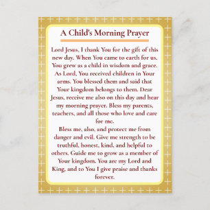 Orthodoxe kindergebedskaart briefkaart