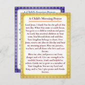 Orthodoxe kindergebedskaart briefkaart (Voorkant / Achterkant)