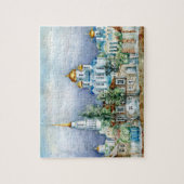 Orthodoxe kleine stad Zadonsk aquarelle Legpuzzel (Verticaal)