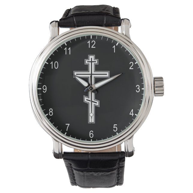 Orthodoxe kruis horloge (Voorkant)