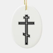Orthodoxe kruis keramisch ornament (Achterkant)