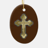 Orthodoxe kruis keramisch ornament (Achterkant)