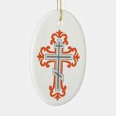 Orthodoxe kruis keramisch ornament (Rechts)