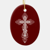 Orthodoxe kruis keramisch ornament (Achterkant)