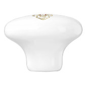 Orthodoxe kruis keramische knop (Zijkant)