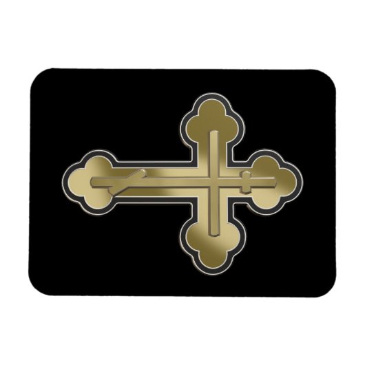 Orthodoxe kruis magneet (Horizontaal)