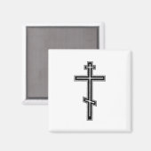 Orthodoxe kruis magneet (Voorkant / Achterkant)