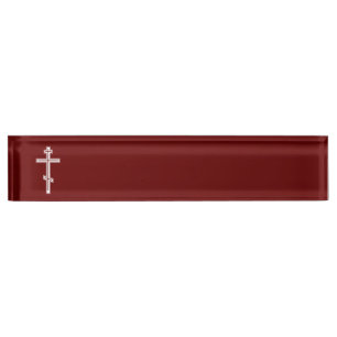 Orthodoxe kruis naambordje