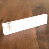 Orthodoxe kruis naambordje (Zijkant)