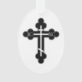 Orthodoxe kruis ornament (voorkant)