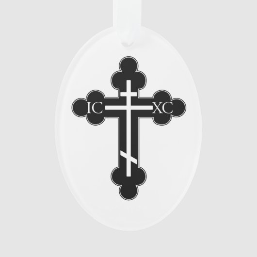 Orthodoxe kruis ornament (voorkant)