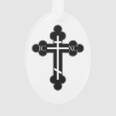 Orthodoxe kruis ornament (achterkant)