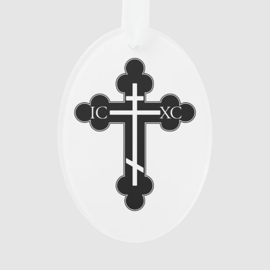 Orthodoxe kruis ornament (achterkant)