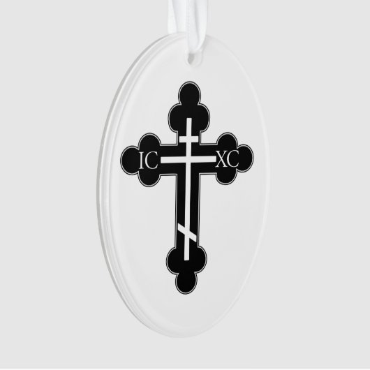 Orthodoxe kruis ornament (voorkant)