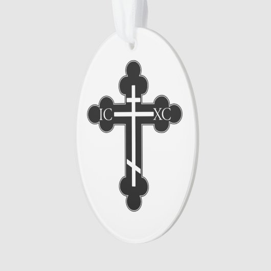 Orthodoxe kruis ornament (voorkant)