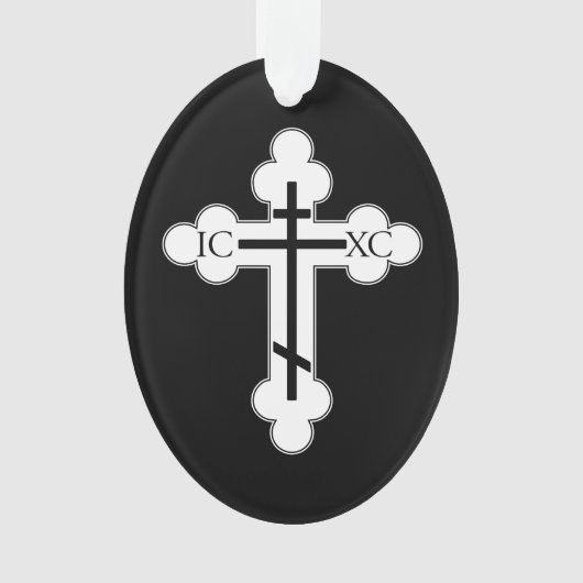 Orthodoxe kruis ornament (voorkant)
