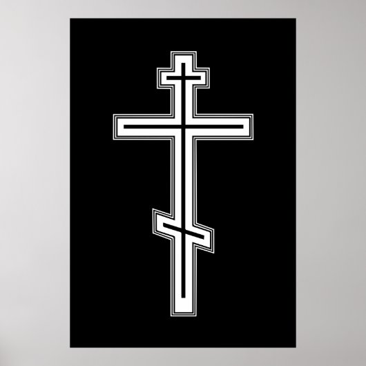 Orthodoxe kruis poster (Voorkant)