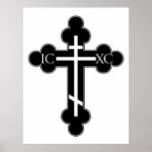 Orthodoxe kruis poster (Voorkant)