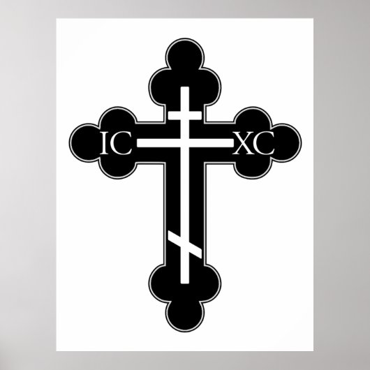 Orthodoxe kruis poster (Voorkant)
