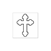 Orthodoxe kruis rubberstempel (Afrduk)