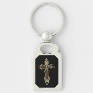 Orthodoxe kruis sleutelhanger