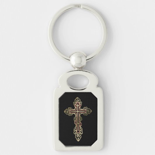 Orthodoxe kruis sleutelhanger (Voorkant)