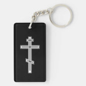 Orthodoxe kruis sleutelhanger (achterkant)