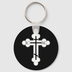 Orthodoxe kruis sleutelhanger